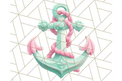 Pink and Mint Summer Clipart PNG Beach Icons, Summer Fun Png Product Image 4