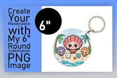 Stylish Circle Design for Sublimation , Summer Beach Product Image 1