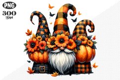 Halloween Gnomes Sublimation - Clipart PNG Design Product Image 1