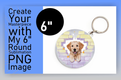 Creative Circle Design for Coasters , Cute Dog Product Image 1
