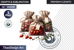 Medicinal Herbs clipart PNG, Apothecary Botanical Graphic Product Image 1