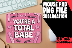 UNIQUE mouse PAD Inspirational Ideas, Girl Quote Product Image 1