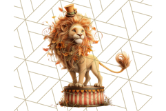 Autumn Circus Performers Clipart Vintage Characters PNG Product Image 4
