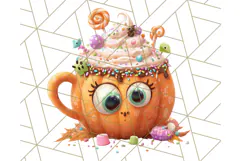 Haunted Sweet Shoppe PNG Clipart, Pastel Halloween Bakery Product Image 4