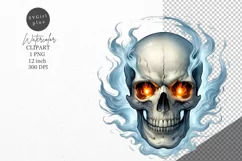 Halloween clipart, Skull clipart, Autumn clipart Product Image 1