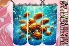Bright Days 20oz tumbler wrap, 3D Fruits Product Image 1