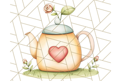 Tea Time Animal Clipart PNG Woodland Forest, Cottagecore Png Product Image 4