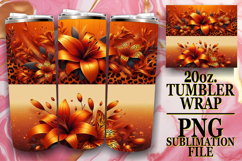 ENCHANTED EVENINGS 20oz TUMBLER WRAP, Leopard Prints Product Image 1