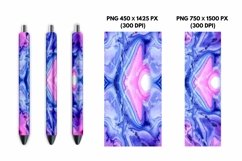 Blue Pen Bundle | Epoxy Pen Wrap | Sublimation Product Image 8