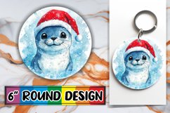 Bright Circle Design for Coasters , Holiday Animals Product Image 1