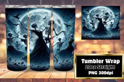 STYLISH 20oz Sublimation Design , Horror Halloween Product Image 1