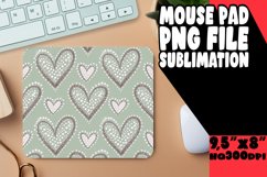 Sweet Desk Mat Sublimation Designs, Heart Product Image 1