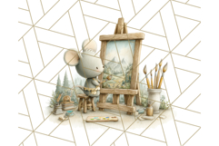 Cozy Cabin Critters Clipart PNG, Fall Animal Png Product Image 4