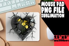Serene Garden Sublimation Mousepad Design Product Image 1