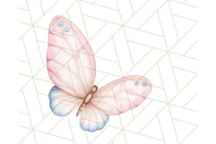 Pastel Blue Fairy Garden Clipart, Enchanted Cottagecore Png Product Image 4