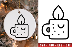 Christmas icon svg, icon png clipart, christmas outline svg Product Image 1