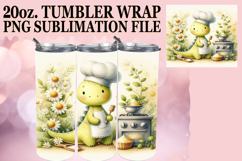 RADIANT DAYS 20oz TUMBLER WRAP, Cute Dino Product Image 1