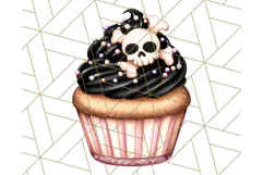 Pastel Goth Halloween PNG Clipart, Creepy Cute Art Product Image 4