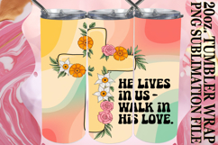Serene nights 20oz tumbler wrap, Cross Product Image 1