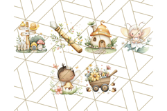 Whimsical Fairy Village Clipart PNG for Kids, Fairytales Png Product Image 8