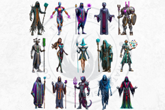 Cyberpunk Arcade Gaming Character Illustrations for RPG Product Image 7