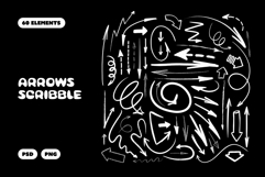 60 Arrows Scribble Elements Product Image 1