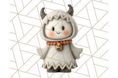 Cute Halloween Ghost Clipart Costume PNG, Halloween Png Product Image 4
