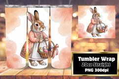 UNIQUE 20oz Tumbler Artwork , Easter Bunny Product Image 1
