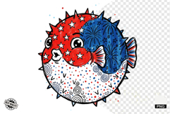 4th of July Undersea Life Clipart Product Image 1