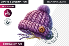 Lavender Clipart PNG, French Country Botanical sublimation Product Image 1