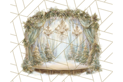 Winter Animal Masquerade Clipart PNG Woodland Animals Product Image 4