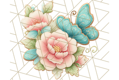 Summer Cookie Png, Bee, Butterfly &amp; Flower Cookie Clipart Product Image 4