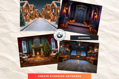 Fantasy Backdrop Bazaar Backgrounds Product Image 12
