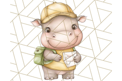 Safari Baby Animal Clipart PNG, Jungle Outfits Baby Animals Product Image 4