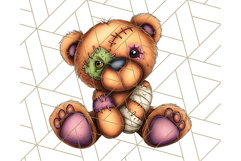 Bold Zombie Clipart PNG, Creepy Halloween Clip Art Product Image 4