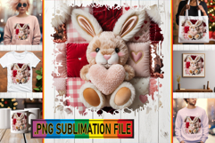 BRIGHT PNG Sublimation Magic, Valenines Animals Product Image 1
