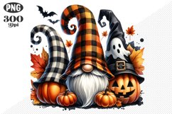 Halloween Gnomes Sublimation - Clipart PNG Design Product Image 1