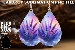 Radiant Teardrop Earrings Gift Ideas, 3D Flower Product Image 1