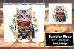 Sublimation Christmas Cat Product Image 1