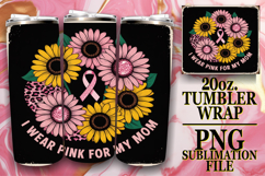TIMELESS MOMENTS 20oz TUMBLER WRAP, Breast Cancer Product Image 1