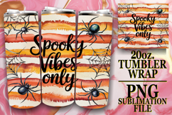 Enchanted vibes 20oz tumbler wrap, Halloween Product Image 1