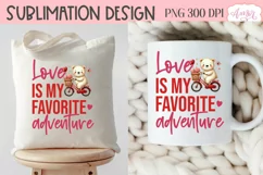 Love is my favorite adventure PNG design, Valentine's day Product Image 4
