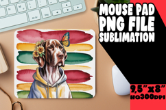 CHEERFUL MOUSE MAT GIFT INSPIRATION, Cute Dog Product Image 1