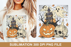 Pumpkin Sublimation - Halloween PNG Design Product Image 1