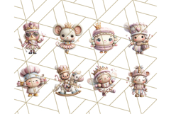 Playful Pink Nutcracker PNG, Pastel Christmas Clipart Product Image 4