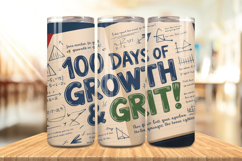 100 Days Of School Tumbler wrap, Teacher Day 20oz Tumbler Product Image 1