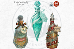 Christmas Winter Potion Bottles PNG, Magical Holiday Clipart Product Image 10