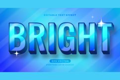 Clean editable text effect style vector Product Image 2