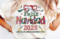 Feliz Navidad Png, Christmas 2025 Png, Preppy Christmas Png Product Image 2