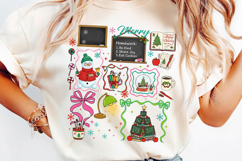 Christmas Teacher Png, Merry Teacher png, Christmas png Product Image 1